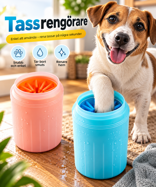 Bärbar Tassrengörare För Hund – Mjuk Silikonkopp