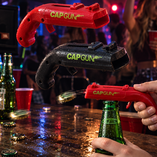 Rolig kapsylpistol flasköppnare för fest och bar