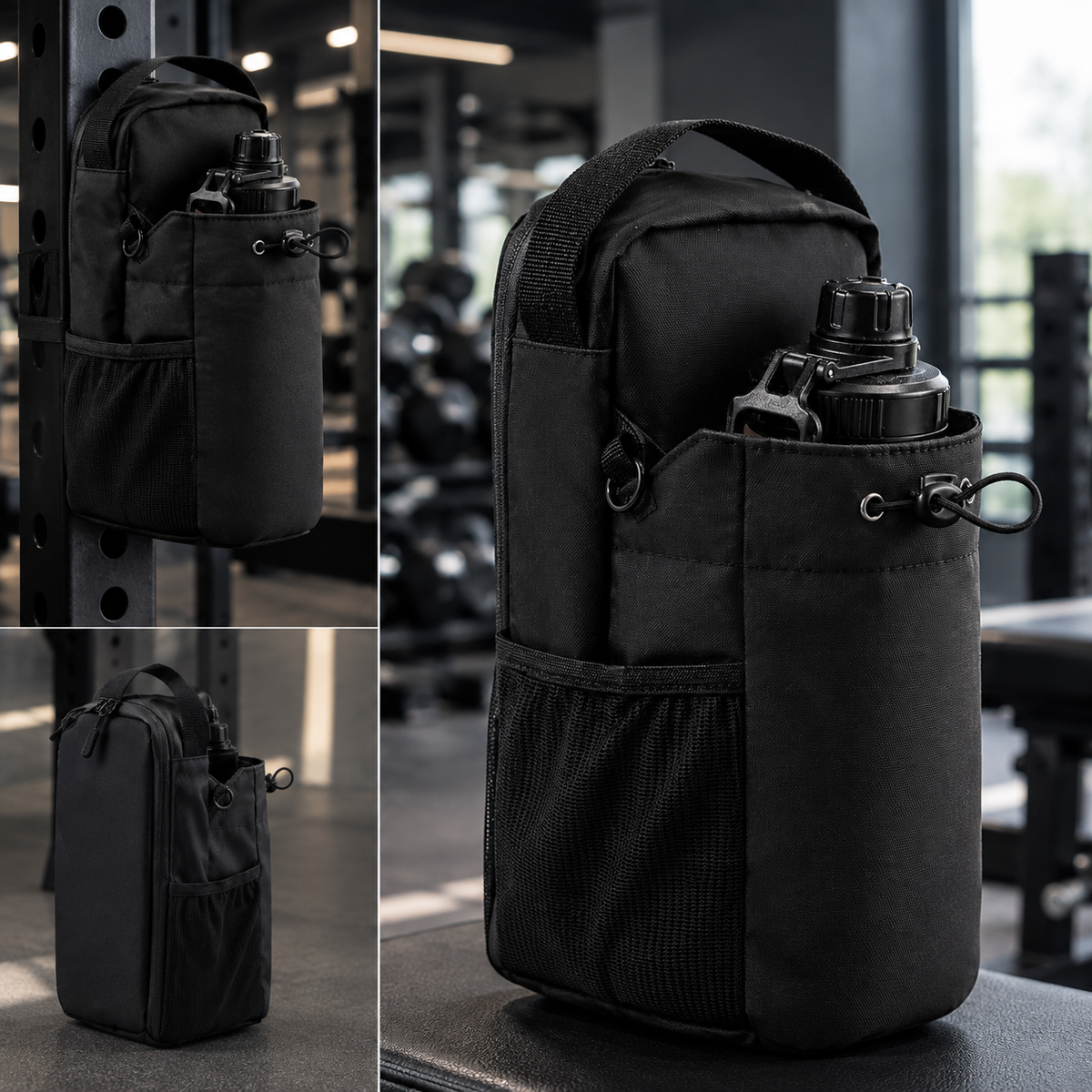 Magnetisk Gymväska För Vattenflaska Och Mobil
