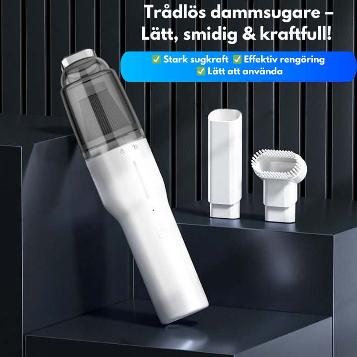 Portabel Handdammsugare Mini – Trådlös och Lätt