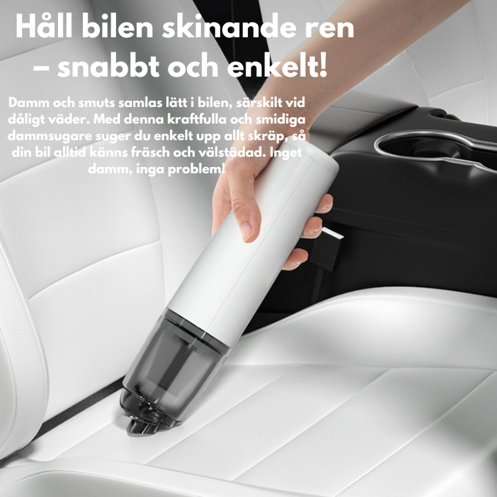 Portabel Handdammsugare Mini – Trådlös och Lätt